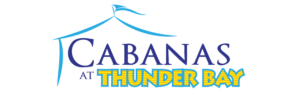Cabanas at Thunder Bay Logo, Water World