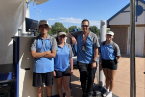 Four members of the Water World Security Team